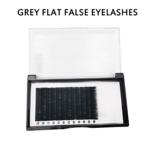 Black flat hair, 12 rows, 0.2 thick, grafted False eyelashes, natural soft fiber, wholesale of False eyelashes by manufacturers