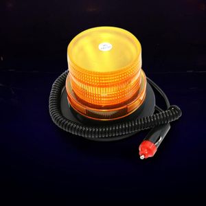 Emergency Lights 12V/24V LED Yellow Color Car Truck Strobe Warning Light Flashing Beacon Lamp With Magnetic Mounted