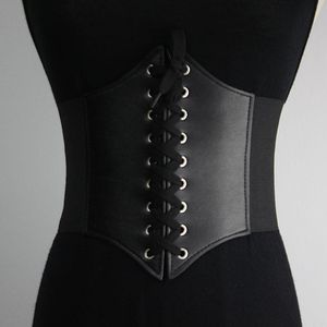 Belts CHNTENSHO Black Red Pink Body Shapewear Women Gothic Clothing Underbust Waist Cincher Sexy Bridal Corsets And Bustiers
