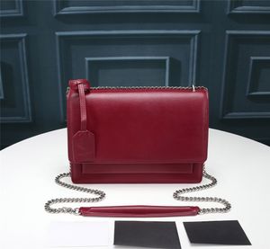 5A Luxury High Quality Designer Bag Classic Senaste färg Kvinnor axelväskor Kedja handväska tandpetare mönster läder kvinnor korsar kropp handväskor