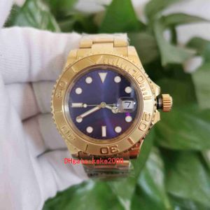 BP Maker Top Quality Klockor 40mm 16628 Gul Guld Blå Ratt Sapphire Glass Cal.2813 Rörelse Mekanisk Automatisk Mens Klocka Mäns Armbandsur