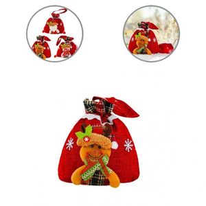 Große Design-geschenke großhandel-Geschenk Wrap vorhandene Tasche D Design Stoff Weihnachten Taschen Weihnachten Große Süßigkeiten