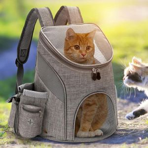Wholesale travel sacks for sale - Group buy Cat Carriers Crates Houses Breathable Pet Bag Multifunctional Outing Portable Mesh Dog Sack Collapsible Backpack Travel Animal Carrier