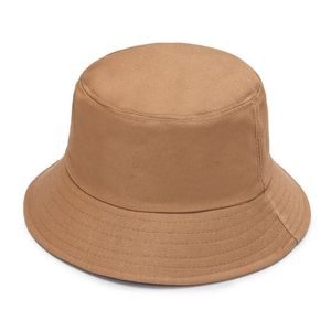 Bawełna Styl Solid Color Wear wiadro Kapelusz Rybak Odkryty Travel Caps Słońce Czapki Kapelusze Dla Fashions Woman