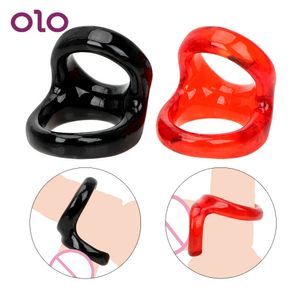 Yutong Olo Macho Chastity Dispositivo Anéis Penis Anéis Atraso Ejaculação Galo Adulto Jogos Natureza Brinquedos para Homens Erotic Products
