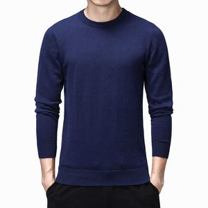 Sweater Men Clothing Casual O-Neck Knitwear Pull Homme 100% Cotton Pullover Men Autumn Winter Mens Sweaters Oversize 210601