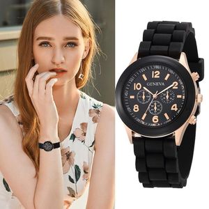 Wristwatches Silikonowy Wrist Watch Kobiety Zegarki Panie Luksusowe Moda Zegarek Kwarcowy Dla Kobiety Casual Sukienka Zegar Kobiet Orologio Donna