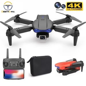K3 drone 4k HD wide-angle dual camera 1080P WIFI visual positioning height keep rc follow me quadcopter toys 211104