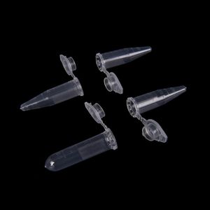 Lab Supplies 50 PCS 1.5ml Clear Micro Plastic Test Tube Centrifuge Vial Snap Cap Container For Laboratory Sample Specimen