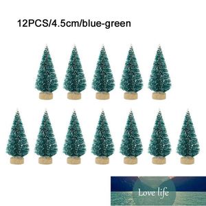 Mini árvore de natal árvore sisal cedro de seda - decoração pequena árvore de Natal - ouro prata azul verde mini preço de fábrica especialista qualidade mais recente estilo original