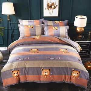 Sängkläder sängkläder mönster täcke täcker singel dubbel queen size sängkläder Nordic Quilt täcker (endast 1pc duvet lock) F0345 210420