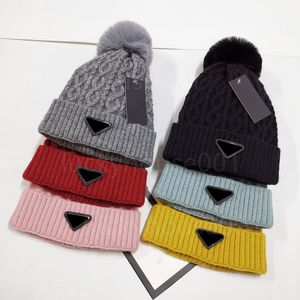 2021 new hand knitted small round hat cashmere thick warm personality high quality multi-color to choose from