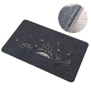 80*120cm Welcome Waterproof Door Mat Cartoon Cute Totoro Kitchen Rugs Bedroom Carpets Decorative Stair Mats Home Decor Crafts 210917