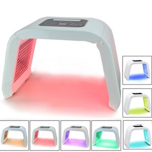 Alta Qualidade 7 Cor Photon Tratamento Acne Dobrável LED Luz Terapia PDT Máquina Facial