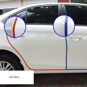 Oto Anti Scratch 5 M Evrensel Araba Kapı Mühür Sticker Kenar Koruyucu Ses Geçirmez Trim Trunk Hood Kapak Sızdırmazlık Şerit Otomotiv Aksesuarları