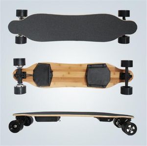 Elektro-Skateboard, Dual-Drive-Scooter, Lithium-Batteriebetrieben, mit kabelloser 2,4-G-Controller-Fernbedienung, einfacher zu fahren