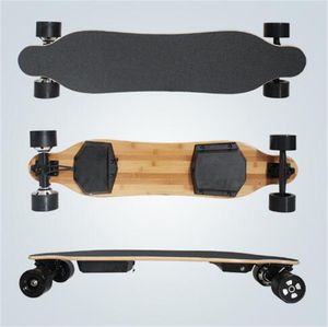 Elektrisk skateboard Dual Drive Scooter Lithium Batteri drivs med trådlös 2,4g Controller Remote lättare att rida