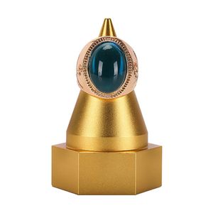 Smycken påsar, påsar Förlovningsstativ Small Metal Användbar Storage Cone Finger Tips Present Tillbehör Ring Display Hållare Heminredningsorganisatör