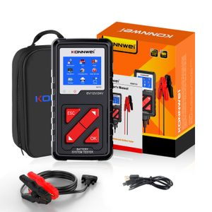 Wholesale KONNWEI KW710 6-36V Car Battery Tester Tools 100-2000CCA Batterys Load Tester 3.2" Screen Cranking and Charging System Testers