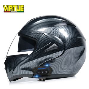 Bluetooth Flip Up Visor Dual Lente Cascos Dot Motorcycle Cool Motocicleta CASCO CASCO MODORBIKE HELMETS MODULAR