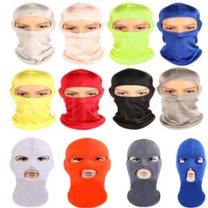 Utomhus Balaclavas Sports Neck Face Mask Ski Snowboard Wind Cap Polis Cycling Balaclavamotorcycle Faces Masker DD678