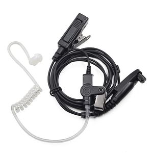 Surveillance headphones ptt microphone for radio motorola gp328plus gp338plus gp344 gp388 gp688 ex500 ex600 walkie talkie