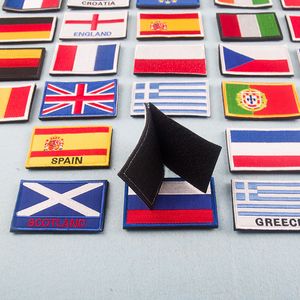 National Flags Embroidery Cloth Paste Armband Badge Magic Pastes Backpack Clothing Decor Festive Party Decoration Supplies BH5054 WLY