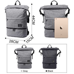 Zaino da viaggio antifurto per uomo Borsa da palestra sportiva Borsa per scarpe indipendente Borsa da fitness impermeabile asciutta e bagnata Zaino per laptop XA905WD Y0721