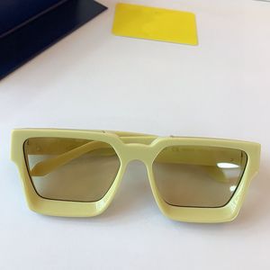 Millionärsbrille Z1165W Sonnenbrille für Herren oder Damen, dicke Platte, modisch, klassisch, Schwarz, Gold, mehrfarbig, quadratisch, super cool, UV400, hohe Qualität, mit Box