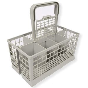 Universal Dishwasher Bestick Basket Kök Hjälp Reservdel för Byte Förvaring Box Tillbehör 211112