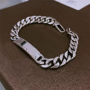 2021 Mode 17 cm 18,5 cm Titan Stahl Schädel Kette Armband für Liebhaber Armbänder mit Geschenk Einzelhandel Box Auf Lager SL011