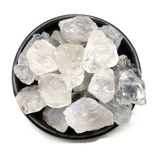 Naturalny Biały Kryształ Kamień Gemstones Do Handmade Naszyjniki Breloki Biżuteria DIY Akcesoria Home Garden Hotel Decor
