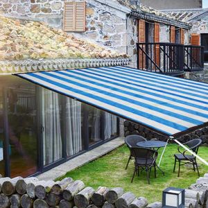 Anti-UV Sun Shelter Solskydd Net Outdoor Camping Garden Sunscreen Sunblock Shade Cloth Net Car Cover 80% Shading Rate Y0706