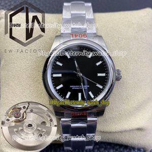 永遠の女性の時計スーパーバージョンEWF 31mm 277200 EW3230自動メカニカルブラックダイヤルレディウォッチポリッシュベゼル904Lスチールケースステンレスブレスレット000002