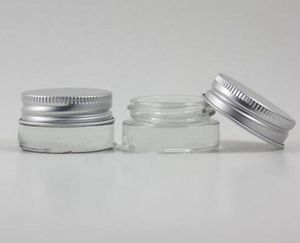 40 Stück Parfümflasche, 5 g, hochwertiges Glas mit Aluminiumdeckel, 5 ml Weithalsbehälter, Kosmetikverpackung für Augencreme