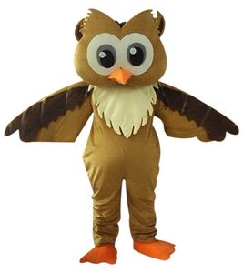 Stage Performance Brown Owl Mascot Costume Halloween Christmas Cartoon Character Outfits Suit Advertising Leaflets Clothings Carnival Unisex Adults Outfit