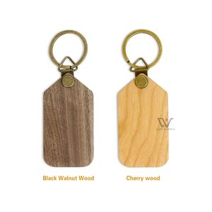 2021 New Can Put Photos accessories charms Straps Fashion Custom keychain Personalized Key Chain Handmade Wooden Engraved keychains