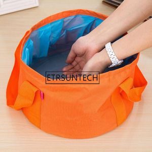 Buckets 120pcs Portable Outdoor Travel Foldable Folding Camping Washbasin Basin Bucket Bowl Sink Washing Bag Water