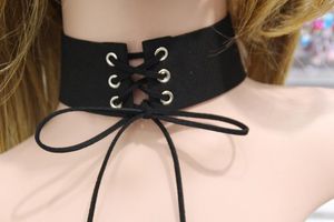 CHOKERS CARATTERE SEMPLICE IL CARATTERE SEGLI ESEGOLA IL COLLAR MANACO PUNK PER LAGGARE CATERA DEL NETTO SCENDIARE CLAVICOLA