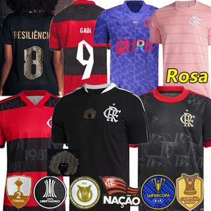 21 Flamengo Club Soccer Jerseys Fans Player versie Brazils Kit Supercopa Final Guerrero Diego Vinicius Jr Camisa Mengo Gabriel B Heren Kinderen Voetbal Shirt