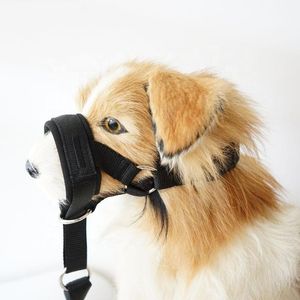 Dog Collars riemen nylon snuit voor kleine medium grote honden voorkomen van bijten blaffen en kauwen verstelbare lus
