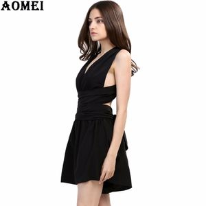 Summer Beach Rompers womens jumpsuit chiffon fashion sale black backless bodysuit sexy play suits macacao female wear 210416