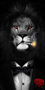 Lion Home Decor Огромная живопись маслом на холсте Handpainted / HD-печать настенные искусства Фотографии настроек допустимы 21052336