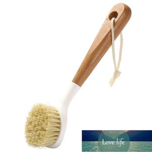 New Wooden Long Handle Pan Pot Brush Dish Bowl Washing Cleaning Brush Practical Hanging Non-stick Oil Kitchen Cleaning Brush Hot Factory price expert design Quality