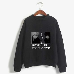 My Hero Academia Hoodie moda mangas compridas soltas unisex roupas y0803