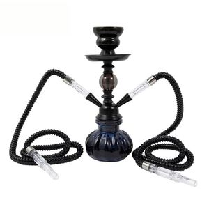 Hookah Set Tubo de Água Petróleo Dab 26 cm Cool Beautiful para KTV Bar Acrílico Acrílico Acessórios De Fumadores Duplos de Hookahs