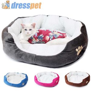 Pet Cat Dog Bed Soft 7 Colors 60*50CM Cashmere Sofa Washable Detachable Beds Pets House For Puppy Chihuahua Accessories 2101006