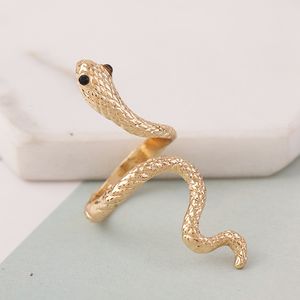 Преувеличенная личность змея кольцо среднего пальца 3d кольцо хип-хоп женский подарок