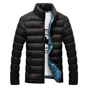 FTLZZ Autumn Winter Jackets Parka Men Warm Outwear Casual Slim s Coats Windbreaker Quilted M-6XL 210904