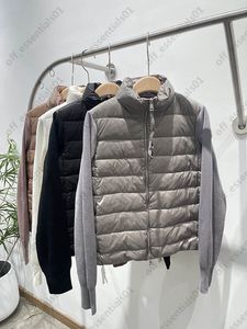 Örme panel bayanlar ceket 'nfc' Avrupa ve Amerikan tarzı puffer ceketler tasarımcılar kadınlar giyim boyutu S-L